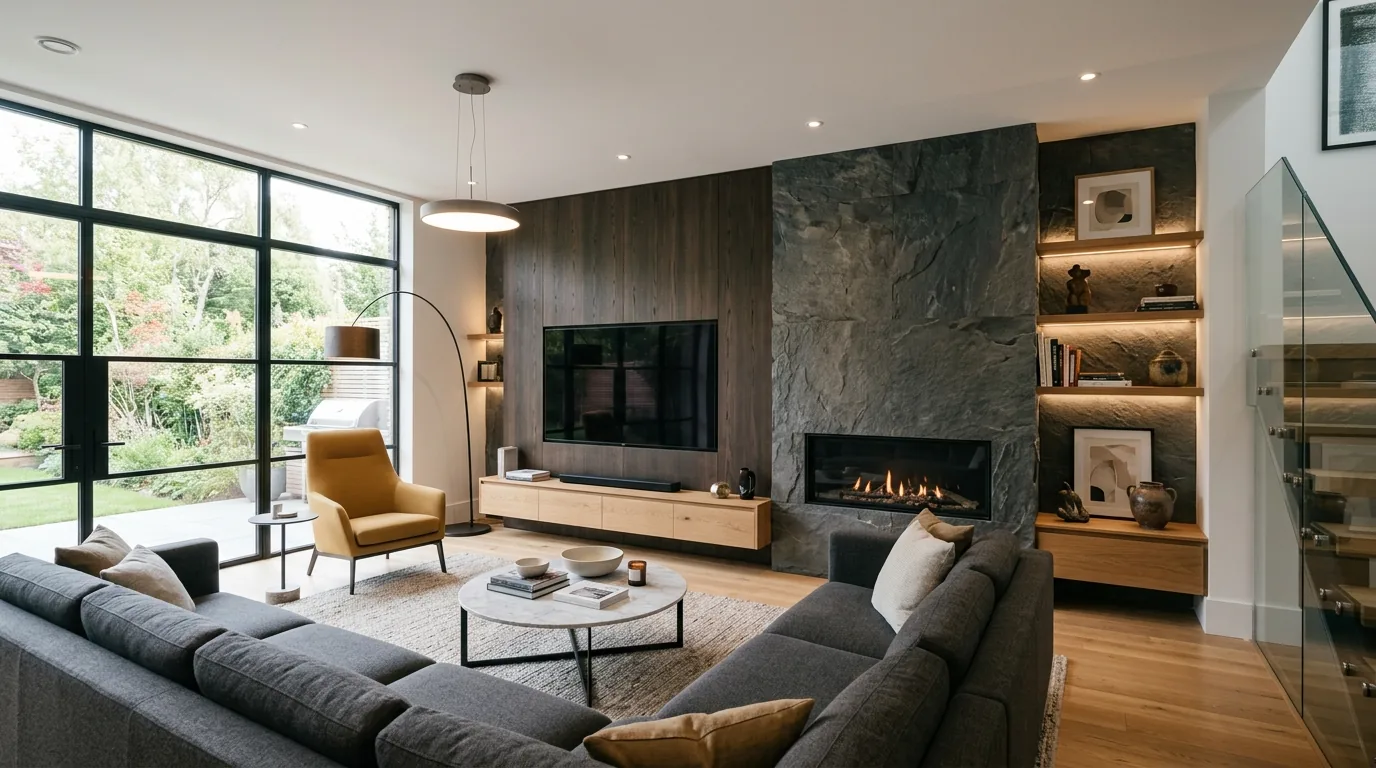 Plan traffic flow around heat and screens